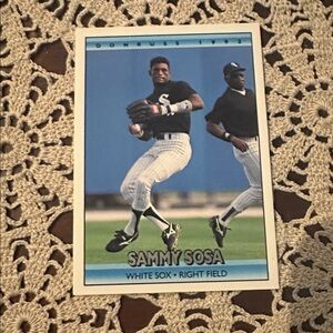 Sammy Sosa Donruss 1992 Baseball Card